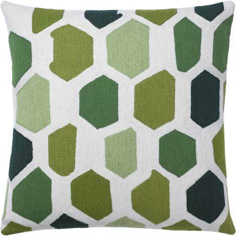 pillowsQuartzcream/celery/lime/asparagus/spring green/hunter Judy Ross Textiles Hand-Embroidered Chain Stitch Quartz Throw Pillow cream/celery/lime/asparagus/spring green/hunter
